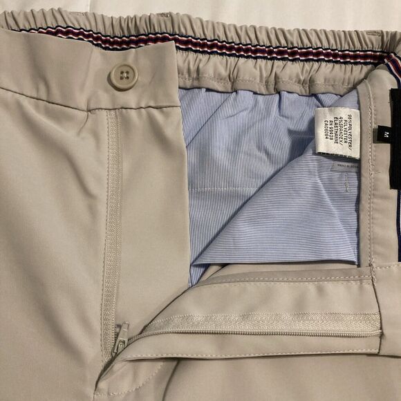 Men's Bugatchi Khaki Performance Pants Size Medium - Picture 3 of 9
